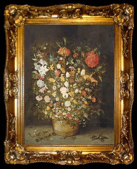 framed  unknow artist Still Life with Flowers, ta009-2